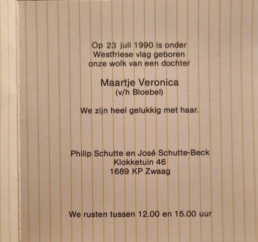 Maartje haar verhaal